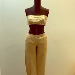 Flavio Castellani Gold Sequin Bra